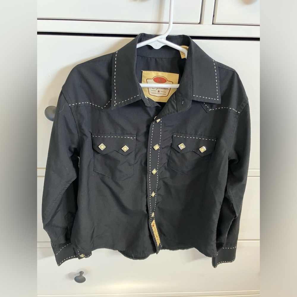 Larry Mahan Boys Western Shirt